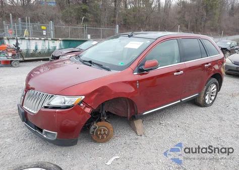 2015 Lincoln Mkx z USA, uszkodzony, nr VIN 2LMDJ8JK3FBL30512